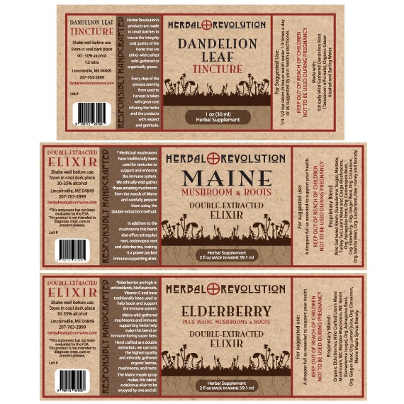 Custom Product Label or Sticker Design