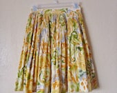 vintage pleated skirt