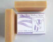 Goat's Milk Soap, All Natural, Vegetable Oil Soap, 3 Bars, Lavender Rosewood
