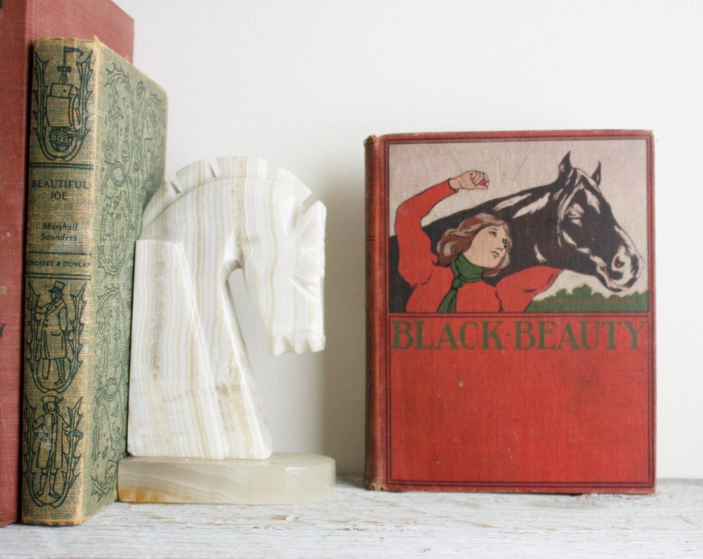Antique Book - Black Beauty - 1897 - Vintage - shavingkitsuppplies