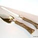 Rustic Wedding Cutlery with Cake Server and Cake Knife Forked Handles