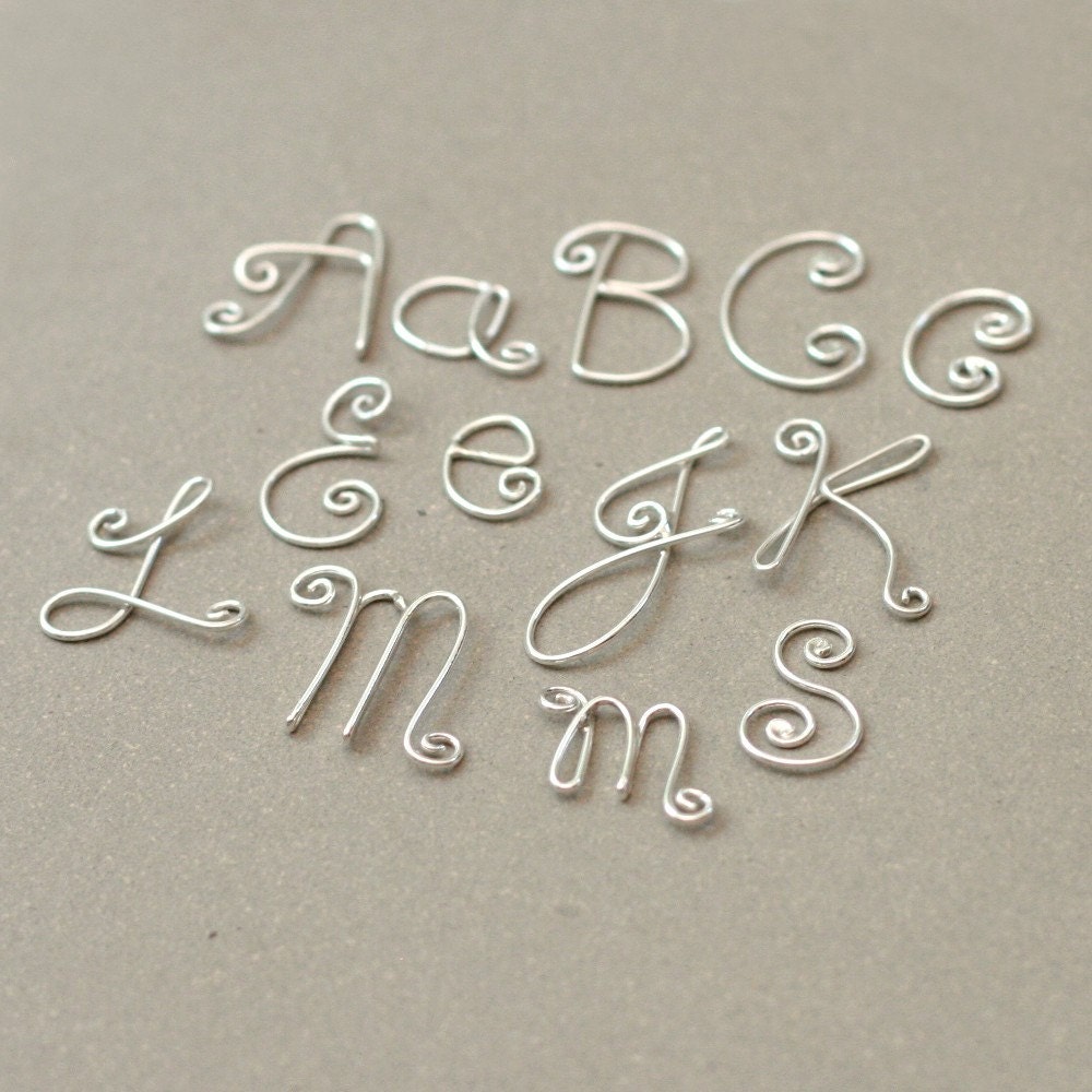 initial necklace. personalized initial in sterling silver. bridesmaid or friend gift. mothers initial necklace. gift for her. a-z letters.