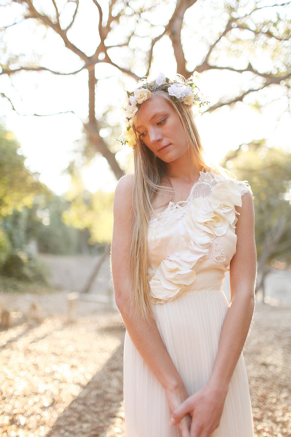 The Bright Bounty Wedding Gown  --ready to wear--