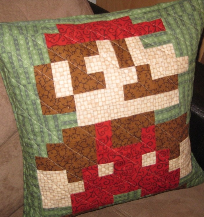 Mario Quilted Pillow Cover