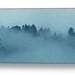 Nature Photography -Minimalist Art -Fog -6x18 Print -Blue Mountain -Panoramic Photo -Nature Photography -Colorado Fine Art Photography