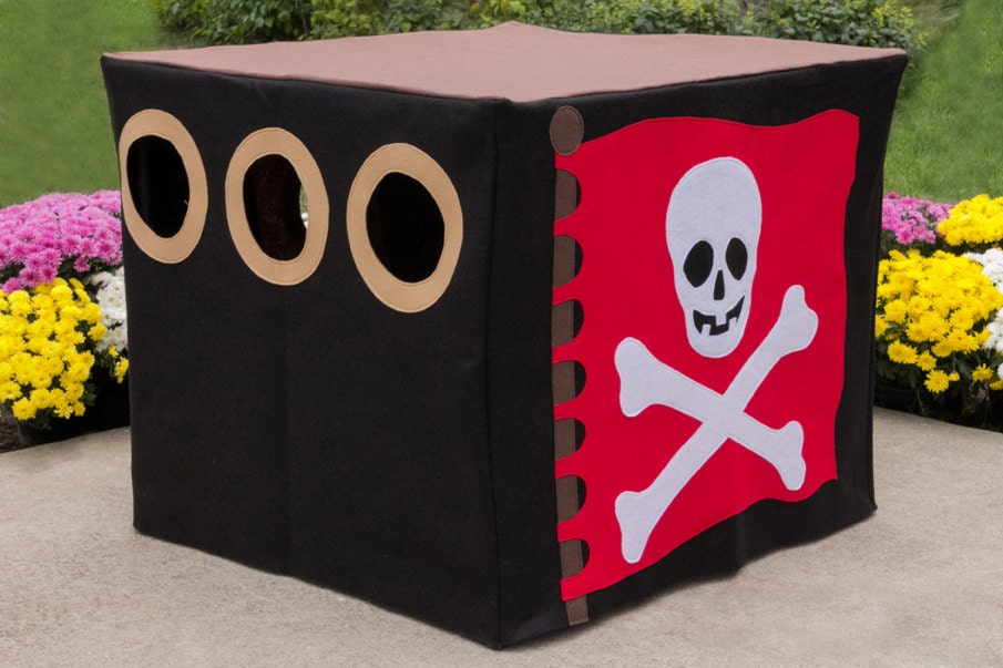 Pirate's Hideout Card Table Playhouse, Custom Order