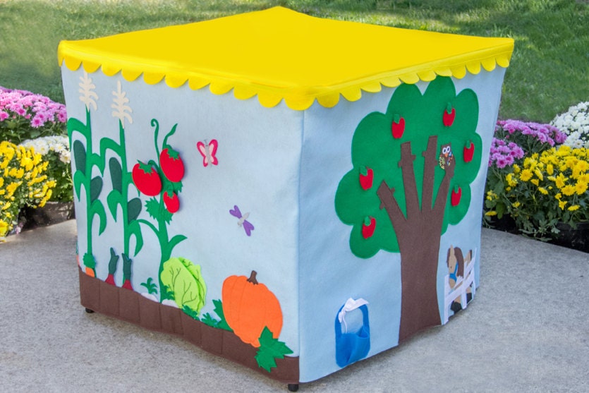 Farm Stand Card Table Playhouse, Personalized, Custom Order