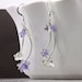 Shooting Star Earrings Lavender Swarovski Crystal Falling Star Jewelry Silver Winter Fashion