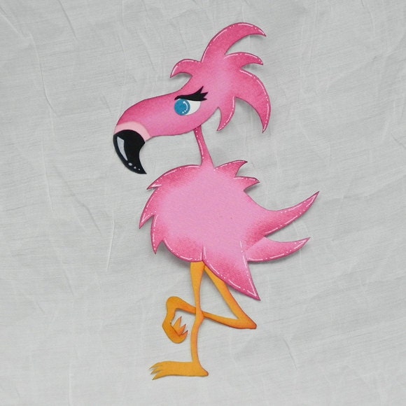 Flamingo paper piecing pattern, PDF Pattern