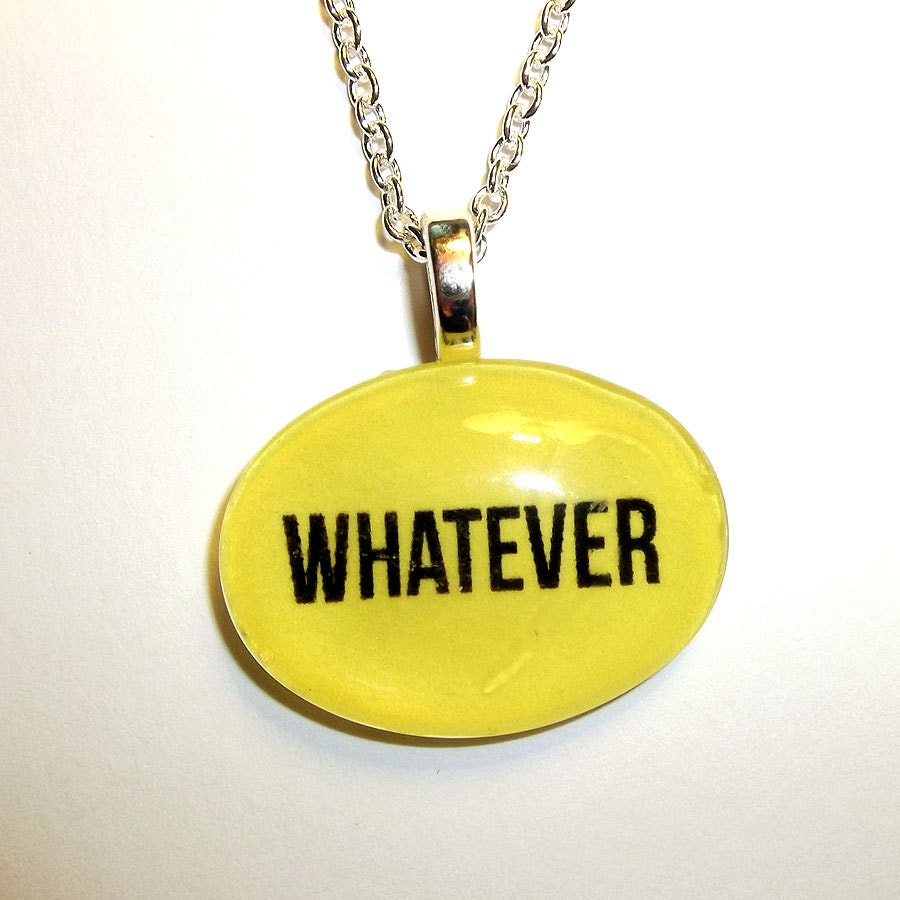 Whatever Necklace (yellow)