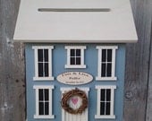 Wedding Card Holder Money Box House - The Original - Personalized - Choose Your Colors