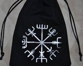 Viking compass vegvisir rune tarot bag