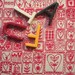 sweetheart - screenprinted fabric