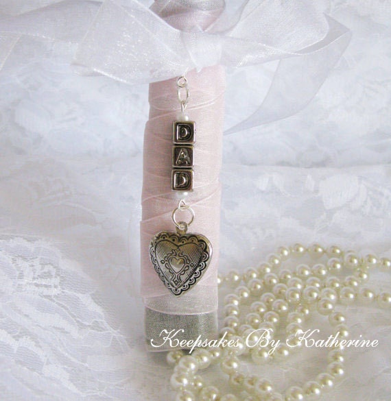 Dad Bouquet Locket Bridal Charm