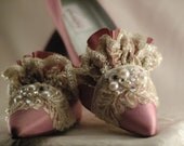 Princess Marie Antoinette Beaded Lace Heels
