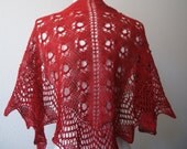Knitting Pattern PDF / Whispering Whiskers One Skein Shawlette