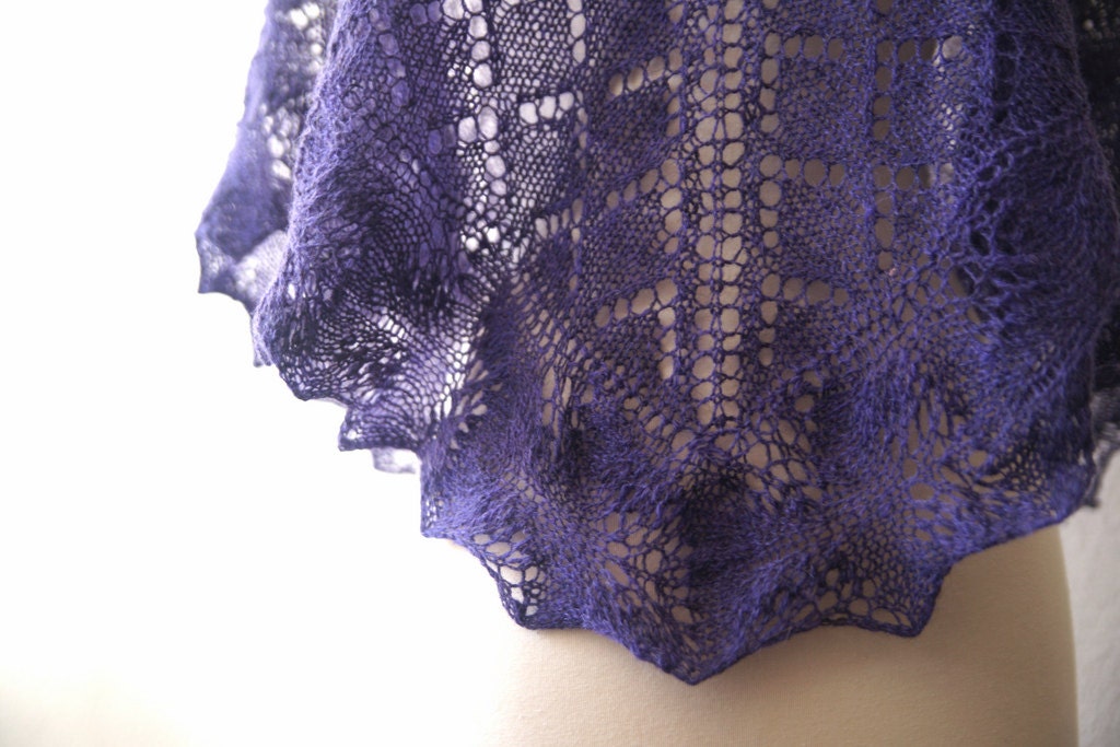 Knitting Pattern PDF / Farm Shawl