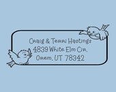 Custom Self Inking Address Stamp Design 200-001