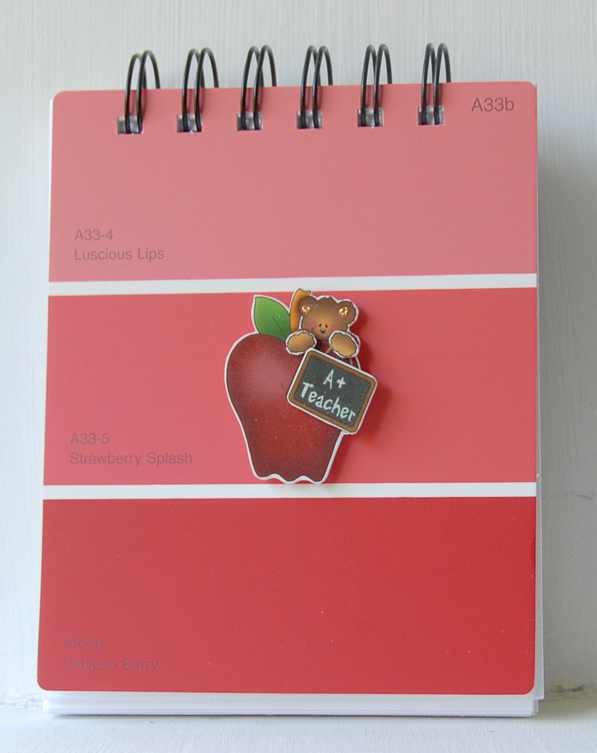 Teacher Appreciation Paintchip Spiral Bound Notebook