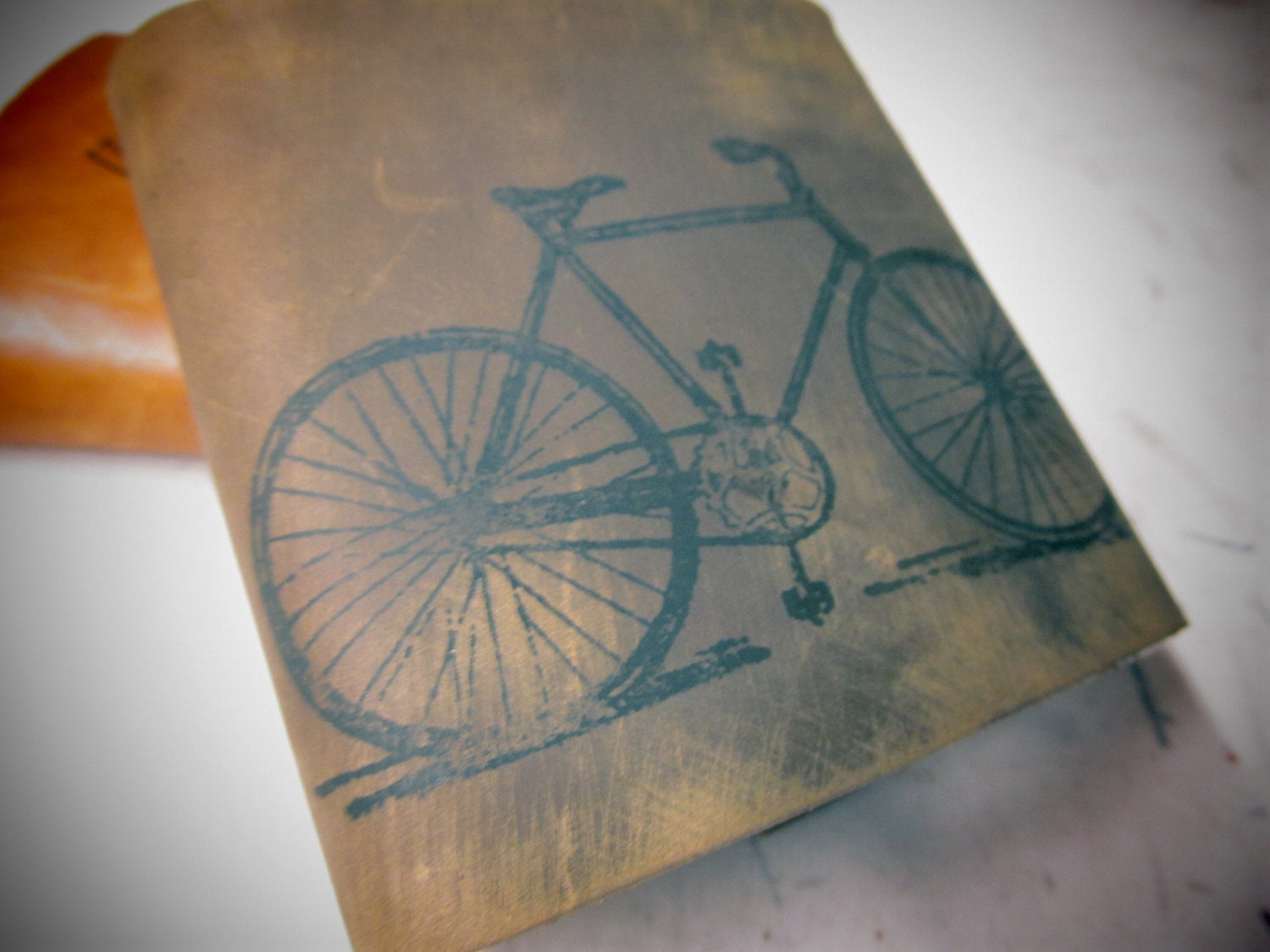 leather flask 6oz gift free customization personalization custom for you bike