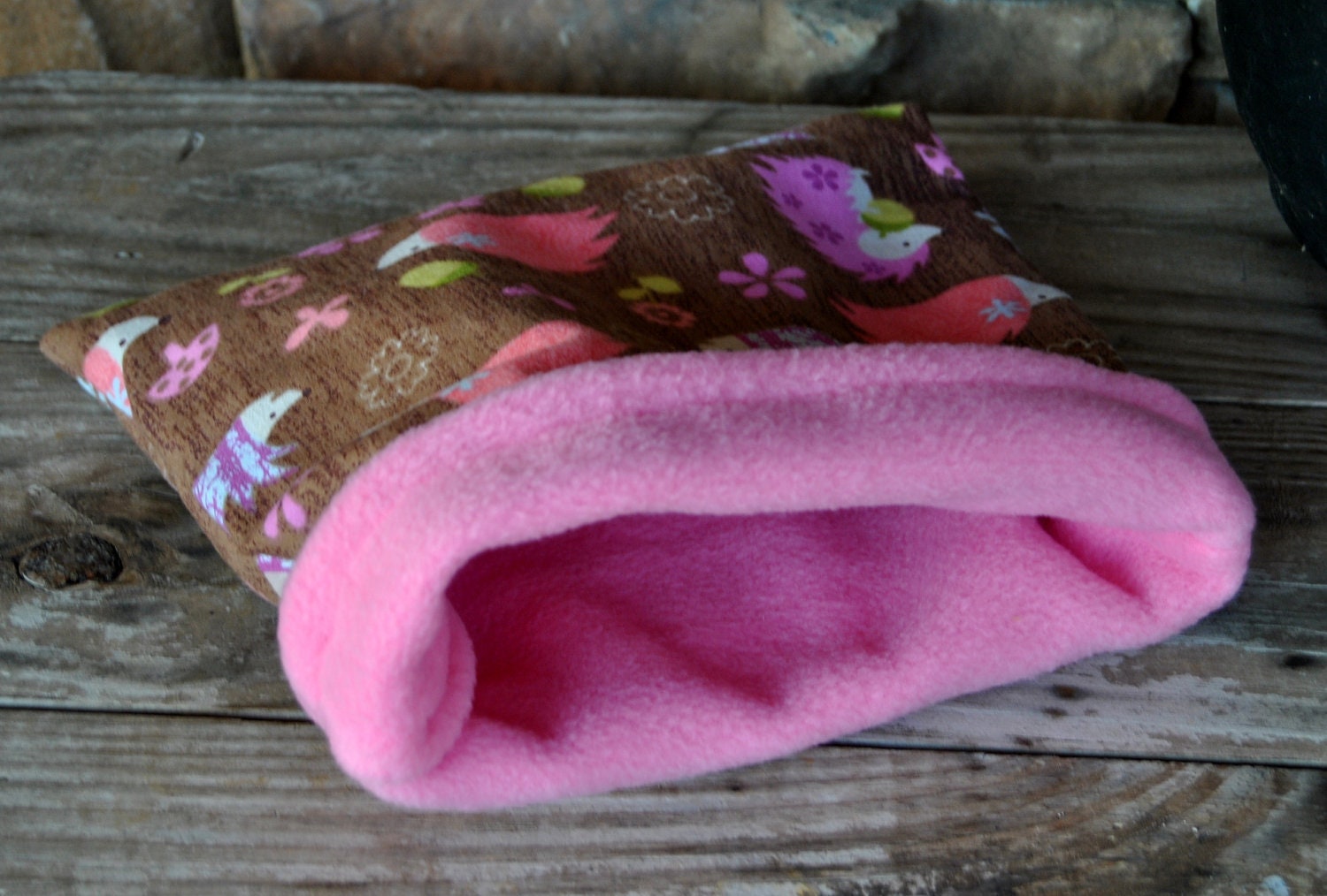 Cozy Sak Xsmall Pink Hedgehogs