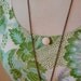 SALE..Aqua and Green Floral Bohemian Romantic Dress / Handamde / XS S