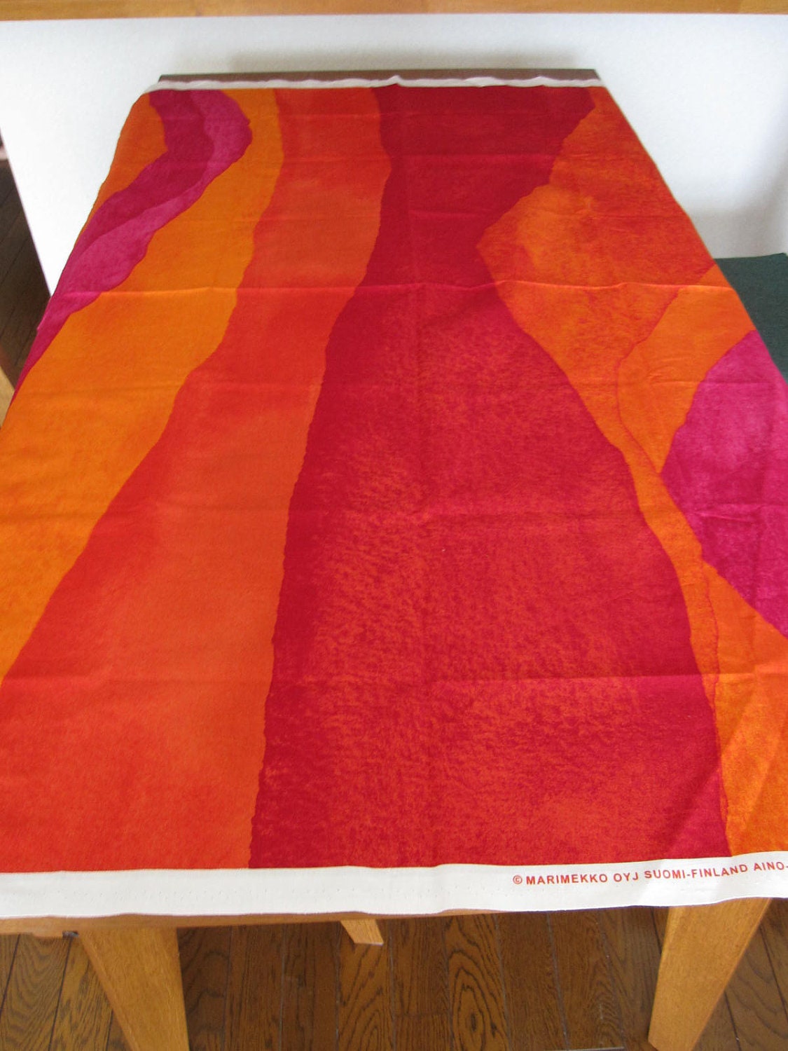 Marimekko "Joiku" Red/Pink/Orange Cotton Fabric - 1/2 yard (multiple available)