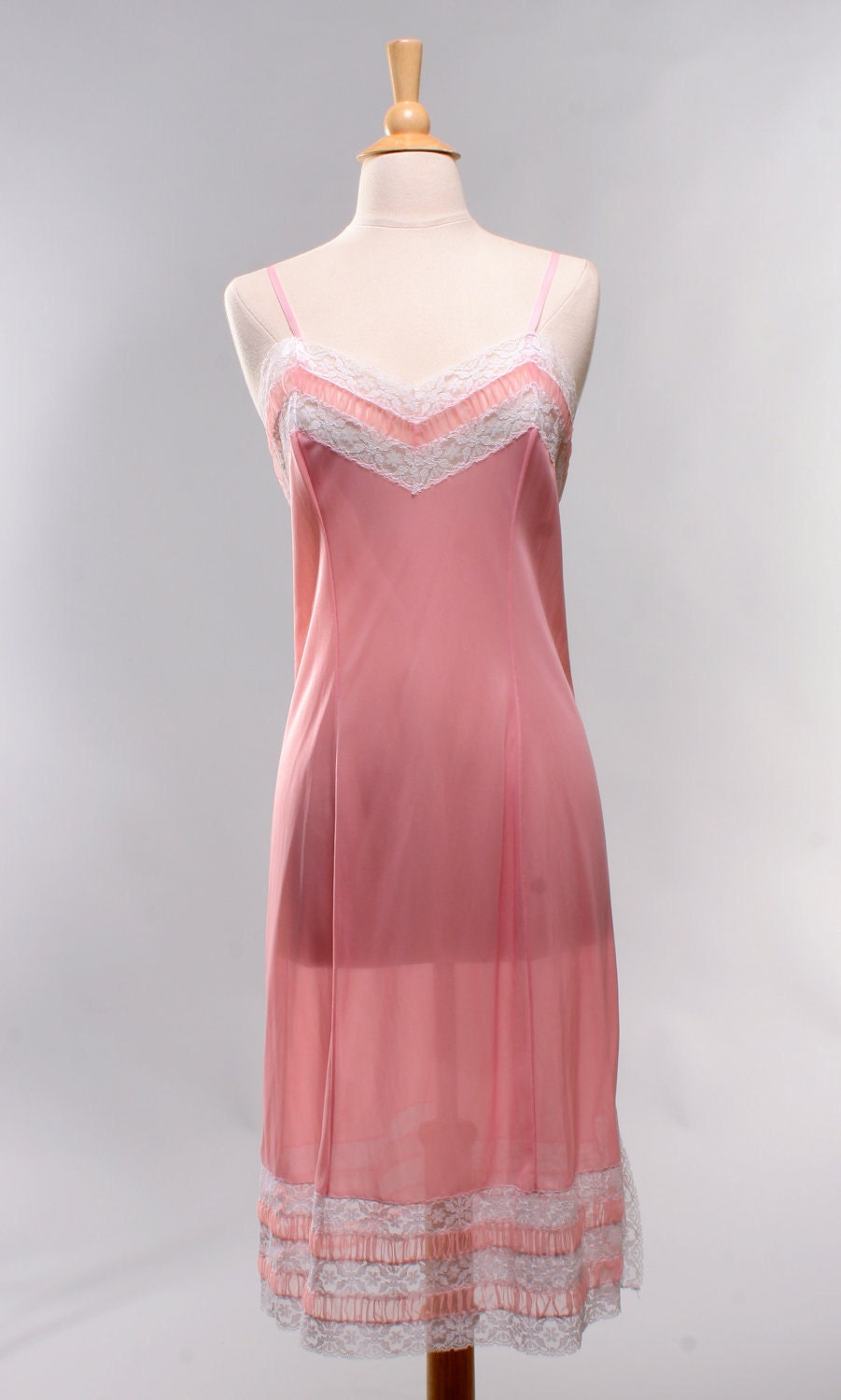 Vintage 50s European Lace Slip
