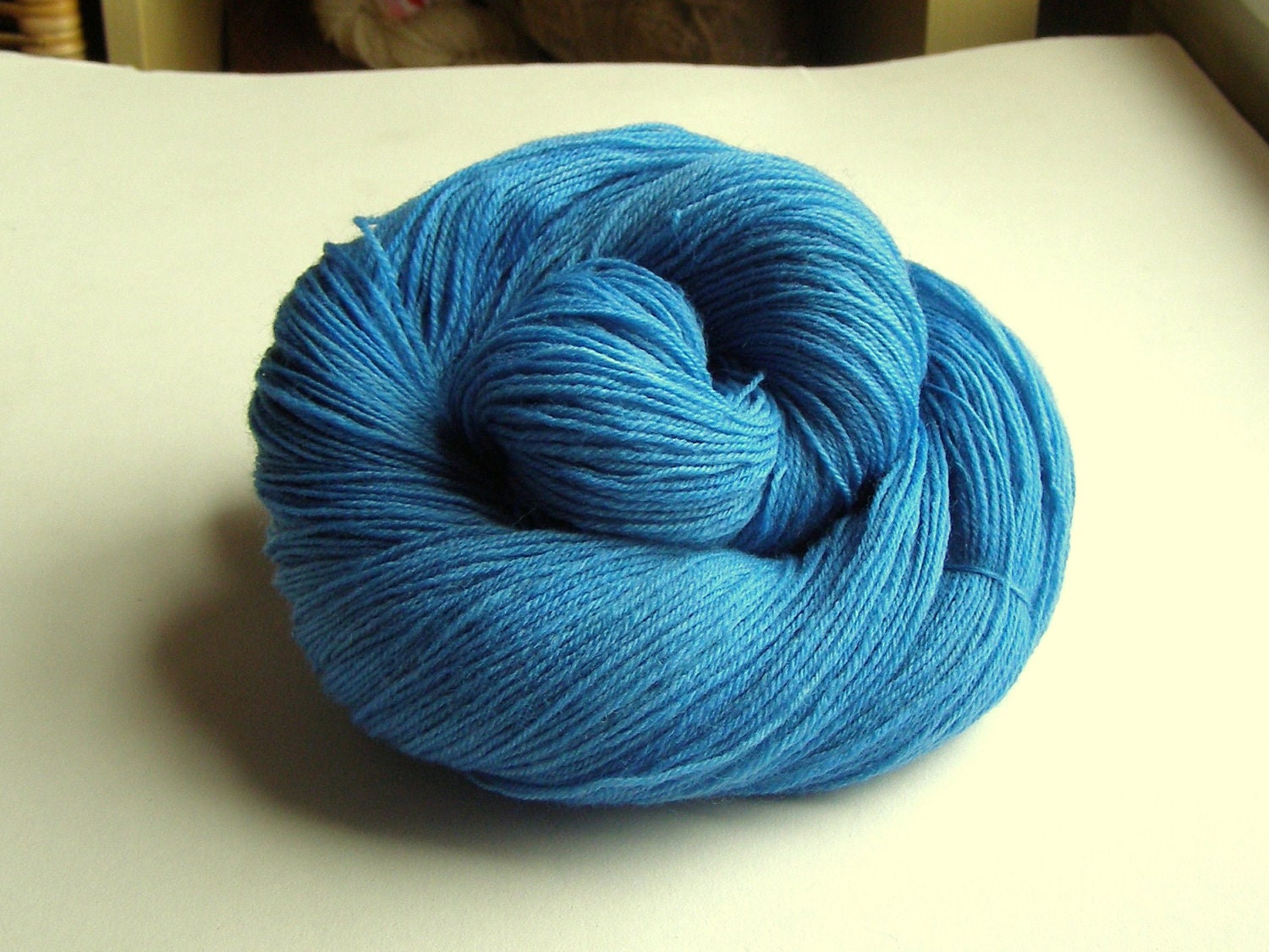 snapdragon light fingering - blue