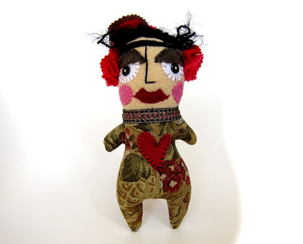 Frida - original Frida Kahlo folk outsider art doll