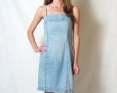 RALPH LAUREN CHAMBRAY sundress jumper, s