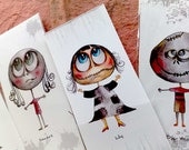 Prints Bookmarks - The zeropumpkin characters