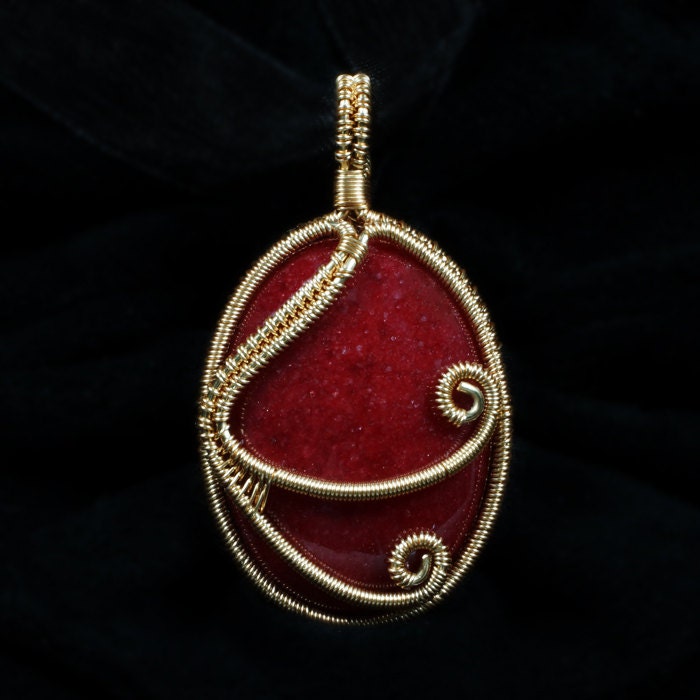 Firedance - Tutorial for a Woven Frame Pendant with Freeform Swirls