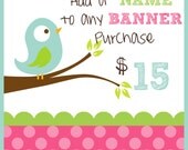 Add a NAME BANNER to the purchase of any Happy Birthday Banner Il_170x135