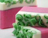 Pink Watermelon Soap Handmade Cold Process, Vegan Friendly