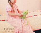 Colorful and Sweet Shirred Nightgown sizes 10-16