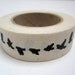 printed bird ribbon