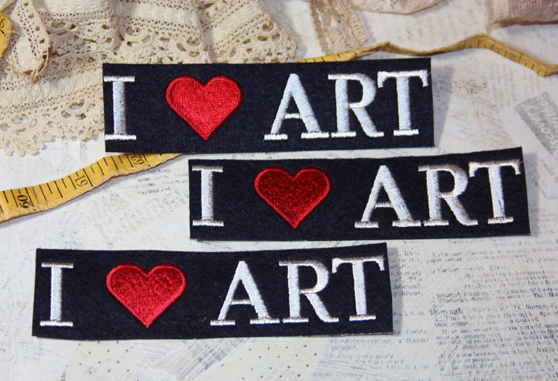 I LOVE ART Patch (1)