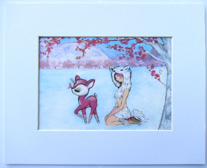 Silent Spring 8x10 art print with mat