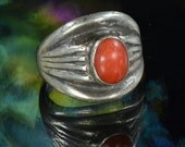 Ring- Red Coral, Size 10
