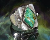 Ring- Turquoise Diamond, Size 10