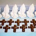 Easter Chocolate Praying Hands and Crosses baptism confirmation