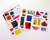 Colorful fun postcards