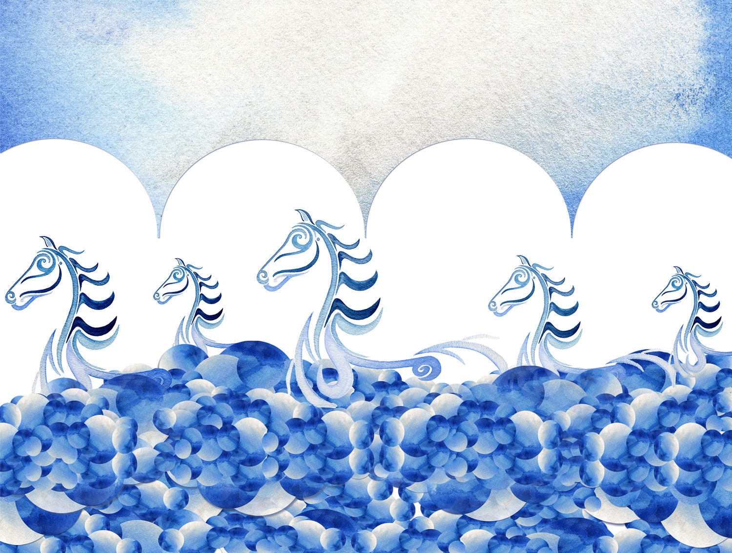 Water & Wind - 10 by 8 inch Print