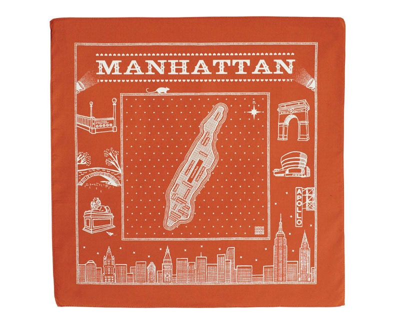 Manhattan bandanna - orange