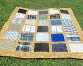 Turn your loved ones clothing into a memory quilt to treasure and love