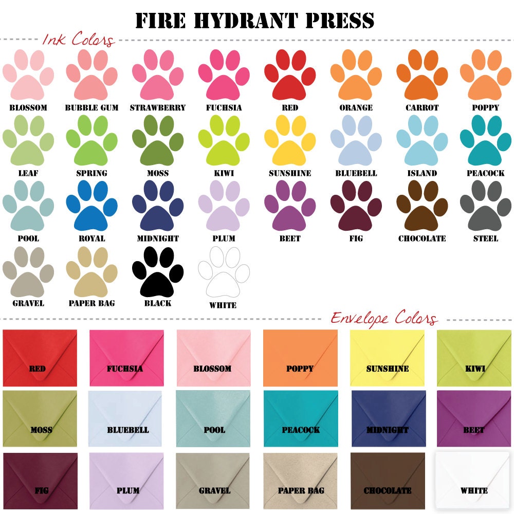 Dog Silhouette Print Personalized 5 x 7