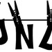 Laundry with clothespins