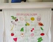 2013 Buy Local Calendar Tea Towel 50% off