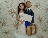 Bride & Groom Customized Wedding Cake Topper